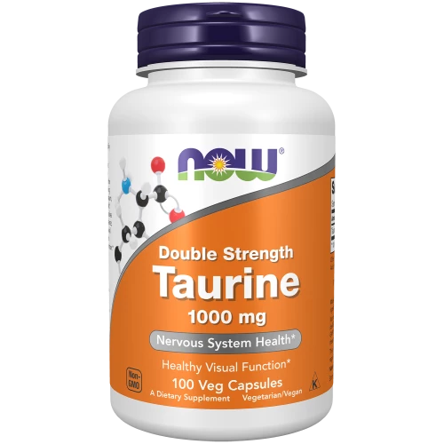 NOW - Taurine 1000 mg - 100 kapsułek